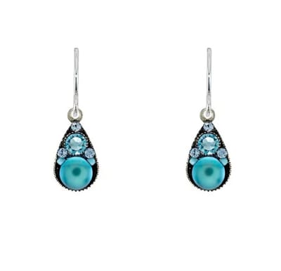 Firefly Moonlight Small Drop Earring in Light Blue