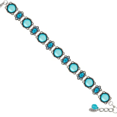 Firefly Moonlight Wider Bracelet Med. in Light Blue