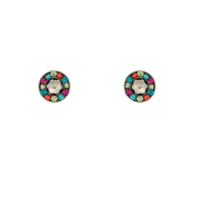 Firefly Stud Round Post Earring in Multi-color
