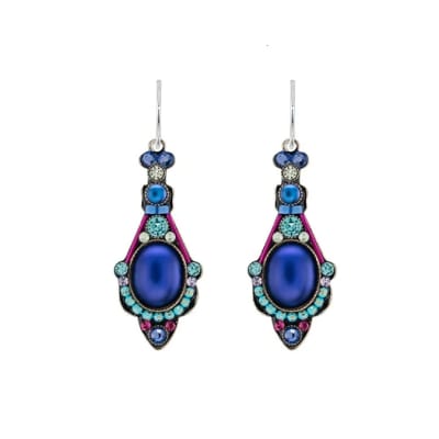 Firefly Moonlight Long Drop Earring in Tanzanite