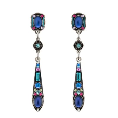 Firefly Moonlight Long Post Earring in Tanzanite