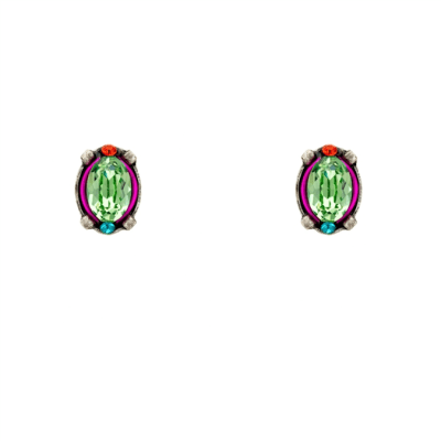 Firefly Stud Post Earring in Peridot