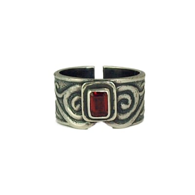 Tabra Faceted Garnet Ring