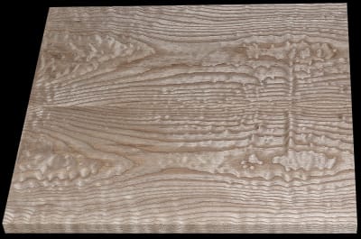 Book-Matched Blistered Curly Ash - 2 Pcs - 20" x 9 3/4" x 13/16"+ - $170.00