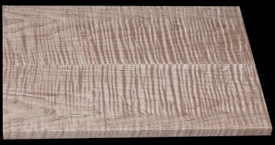 Book-Matched Curly Maple - 2 Pcs - 20" x 6 15/16" x 7/8"  - $185.00