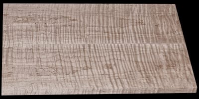Book-Matched Curly Maple - 2 Pcs - 20" x 6 15/16" x 7/8"  - $180.00