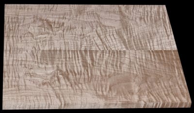 Book-Matched Curly Maple - 2 Pcs - 20" x 8 9/16" x 7/8" - $175.00