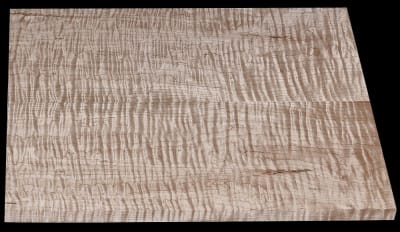 Book-Matched Curly Maple - 2 Pcs - 20" x 8 5/16" x 13/16"+ - $165.00