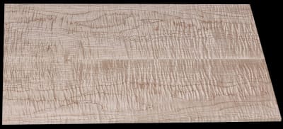 Thin Book-Matched Curly Hard Maple - 2 Pcs - 21" x 7 1/8" x 5/16" - $60.00