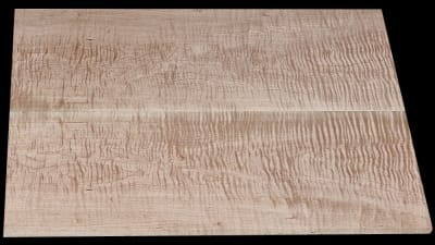 Thin Book-Matched Curly Hard Maple - 2 Pcs - 20" x 8 7/16" x 3/8" - $55.00