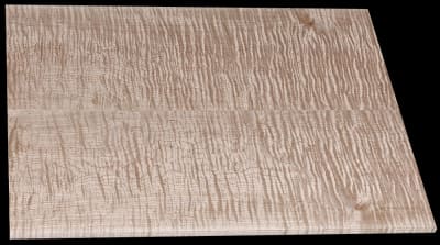 Thin Book-Matched Curly Hard Maple - 2 Pcs - 20" x 8 5/8" x 3/8" - $70.00