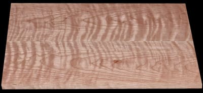 Book-Matched Curly Cherry - 2 Pcs - 23" x 7 11/16" x 3/4"+ - $170.00
