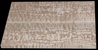 Book-Matched Blistered Curly Ash - 2 Pcs - 20" x 7 1/2" x 13/16"+ - $185.00