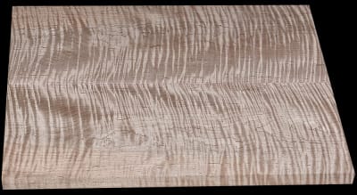 Thick Book-Matched  Curly Maple - 2 Pcs - 23" x 9 7/16" x 1"+ - $190.00