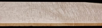 Curly Hard Maple - 77 3/8" x 9 3/16" x 1 1/8" - $105.00