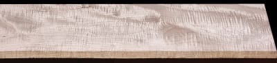 Curly Maple - 34 1/4" x 8 3/4" x 1 1/8"  - $45.00