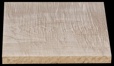 Curly Hard Maple - 12" x 9 1/2" x 1 1/8" - $13.00