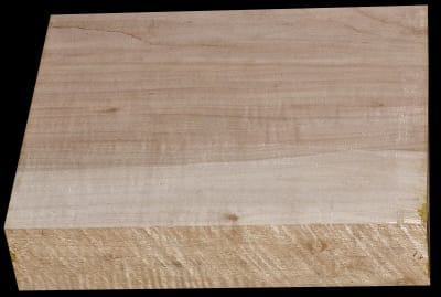 Thick Silver Maple Bowl Blank - 13 1/8" x 11 1/4" x 2 3/4" - $30.00