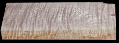 Curly Maple  - 16 1/4" x 6 3/8" x 1 13/16" - $25.00