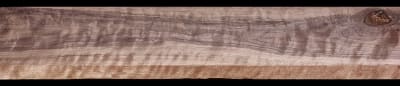 Curly Black Walnut - 83 1/8" x 7 3/16" x 1 5/16"+ - $85.00