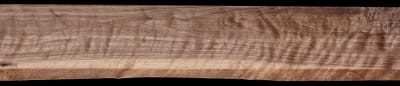 Curly Black Walnut - 93" x 7 7/8" x 1 1/8"+ - $140.00