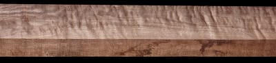 Thick Curly Black Walnut - 81 5/16" x 5 7/16" x 2 3/8" - $155.00