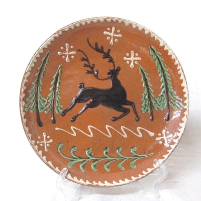 Winter Stag Plate (MTO) $105