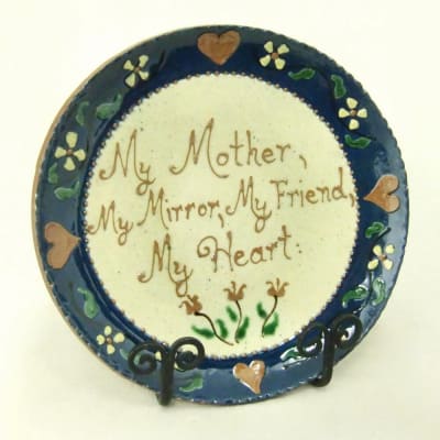 My Mother, My Mirror Plate (MTO) $105