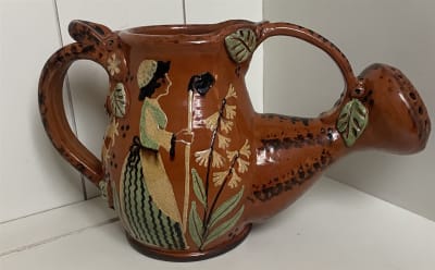 Hand Thrown Watering Can $315