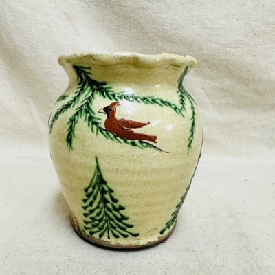 Open Top Fluted Pot $125