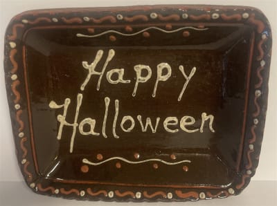 Happy Halloween Plate $30