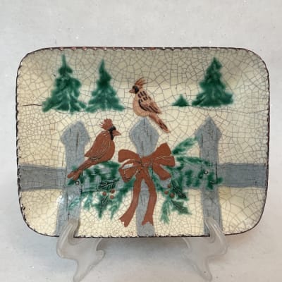 Winter Cardinal Plate (MTO) $55