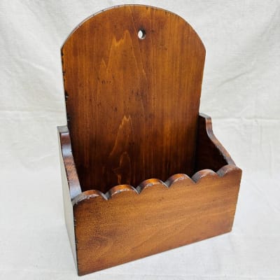 Scalloped Hanging Wall Box $75