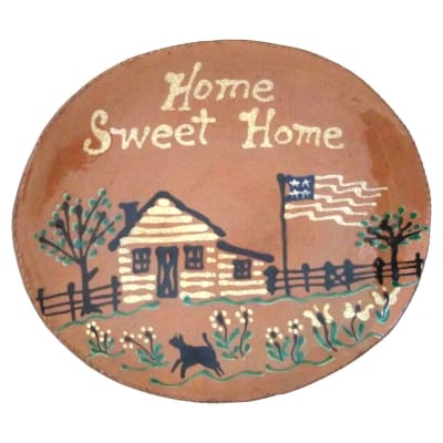 Quilled Home Sweet Home Plate (MTO) $180