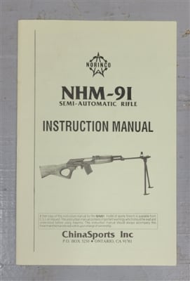 NHM-91 Manual