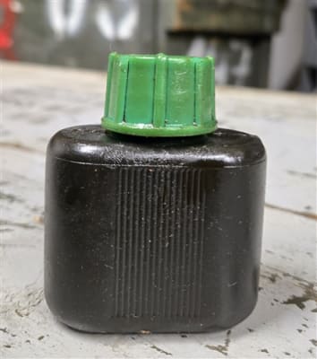 Bulgarian Oil Bottle With Green Cap