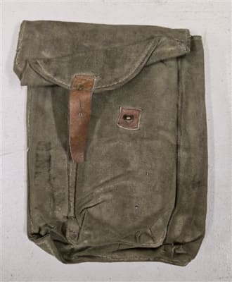 AK-74 Pouch-Green Color With Leather Tab