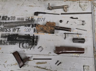 East German KK-MPI-69 Partial Parts Kit