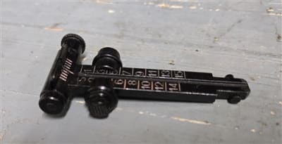 PKM Rear Sight With White Markings