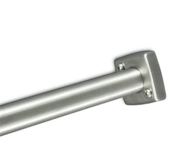 Square Stainless Steel Shower Rod Flange for 1" Shower Rod