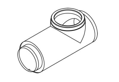 Chimney Tee Kit - CL7260 and Pallet Burner