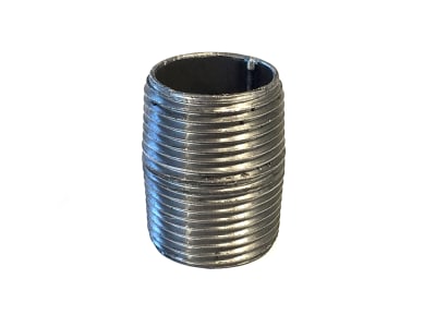 Nipple, Black, 3/4" x Close