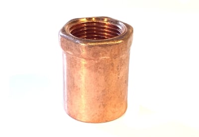 Female Adapter, Copper, 1" sweat x 3/4" FIP fittings