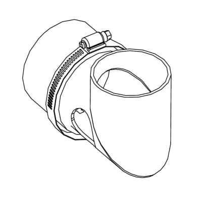 Elbow, Primary Air Inlet, Rubber