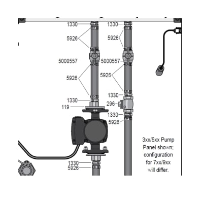 Single Pump Crimp Fittings Kit