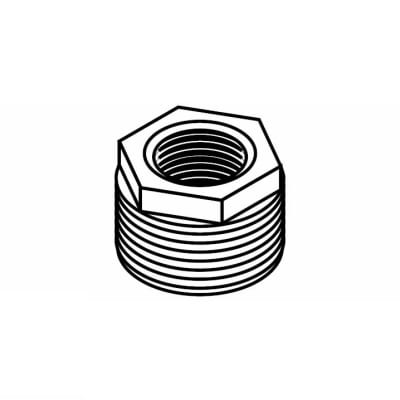 Hex Bushing, Black, 1-1/2" x 1-14"