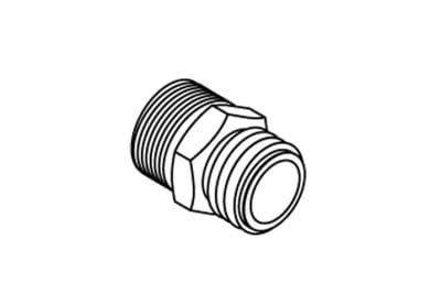 Adapter, Brass, 3/4" male hose x 3/4" male pipe