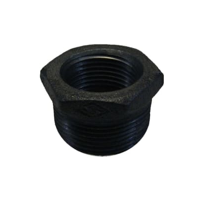Reducer Bushing, Black, 1-1/4" x 1"