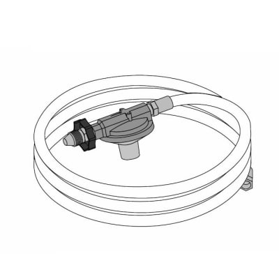 Gas Hose w/Regulator, M175 models (ASM,LP 3/8")