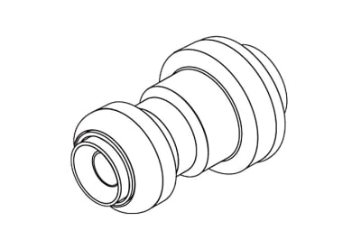 Push-fit, Coupling, Reducing, 1" x 3/4"